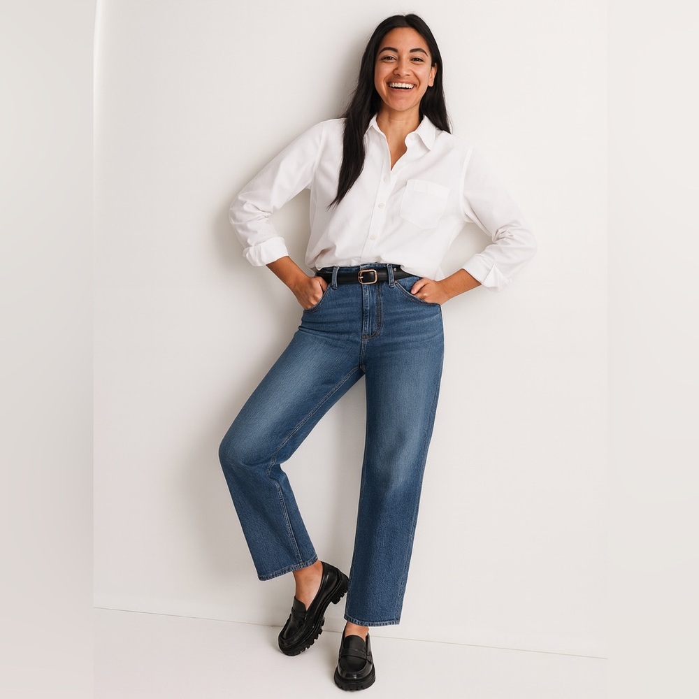 MADEWELL The Perfect Vintage Wide-Leg Jean 28